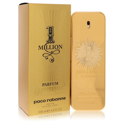 1 Million by Paco Rabanne, 3.4 oz Pure Parfum Spray for Men