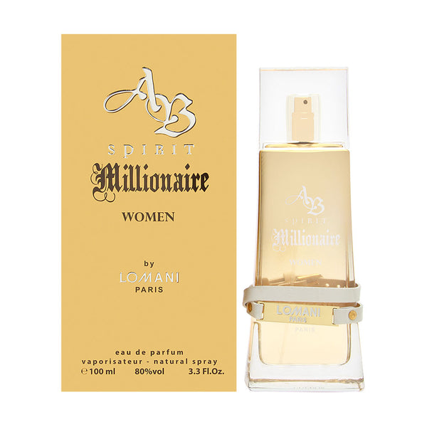 AB Spirit Millionaire by Lomani, 3.3 oz EDP Spray for Women