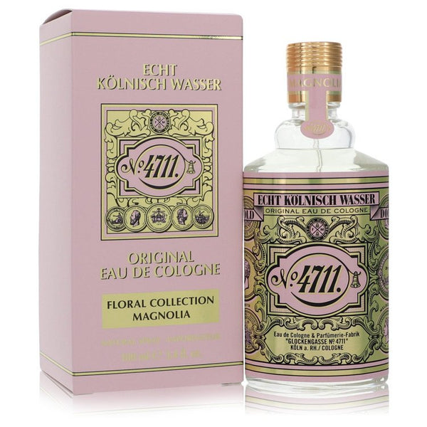 4711 Floral Collection Magnolia by 4711, 3.4oz Eau De Cologne Spray for Unisex