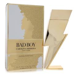 Bad Boy Gold Fantasy Eau De Toilette Spray By Carolina Herrera