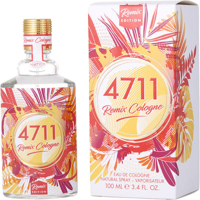 4711 Remix Paradise by Muelhens, 3.4oz Eau de Cologne Spray for Unisex