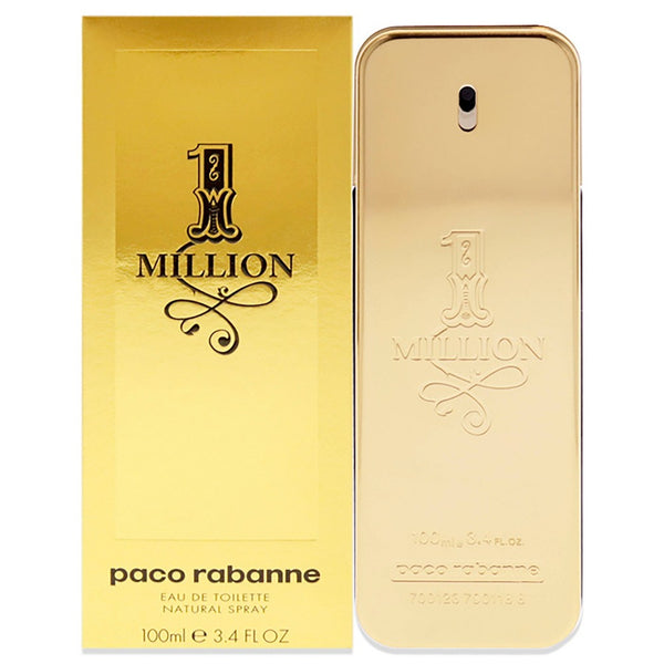 1 Million by Paco Rabanne, 3.4 oz EDT Spray for Men