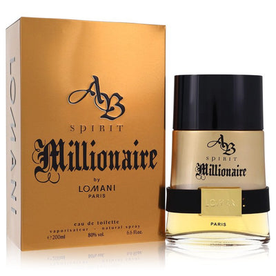 AB Spirit Millionaire by Lomani, 6.6 oz EDT Spray for Men