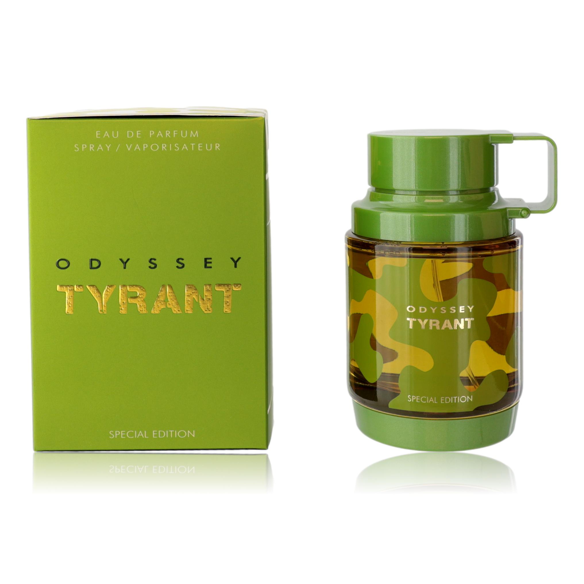 Odyssey Tyrant by Armaf, 3.4 oz Eau De Parfum Spray for Men 