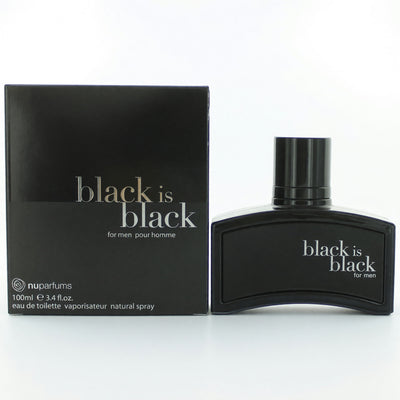 Black is Black by NuParfums, 3.4 oz EDT Spray for Men