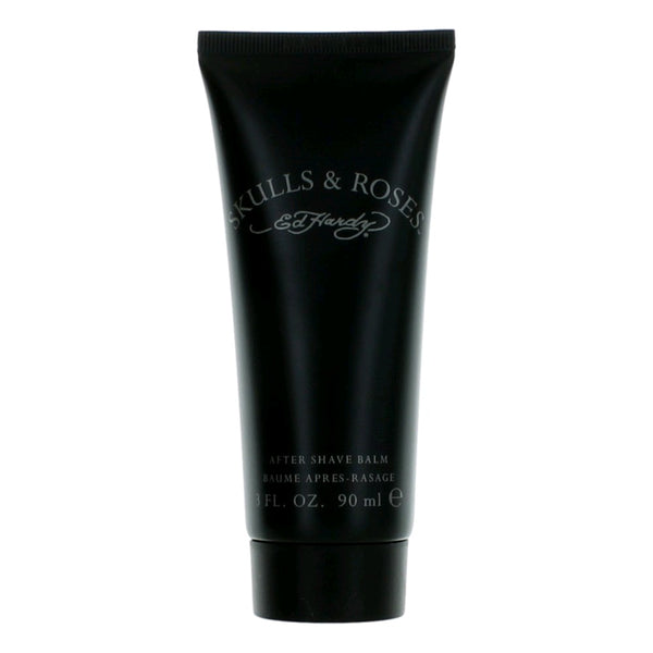 Ed Hardy Skulls & Roses by Ed Hardy, 3 oz After Shave Balm for Men