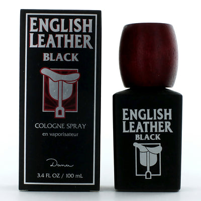 English Leather Black by Dana, 3.4 oz Cologne Spray for Men