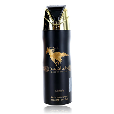 Qaed Al Fursan by Lattafa, 6.7 oz Perfumed Deodorant Spray for Men  