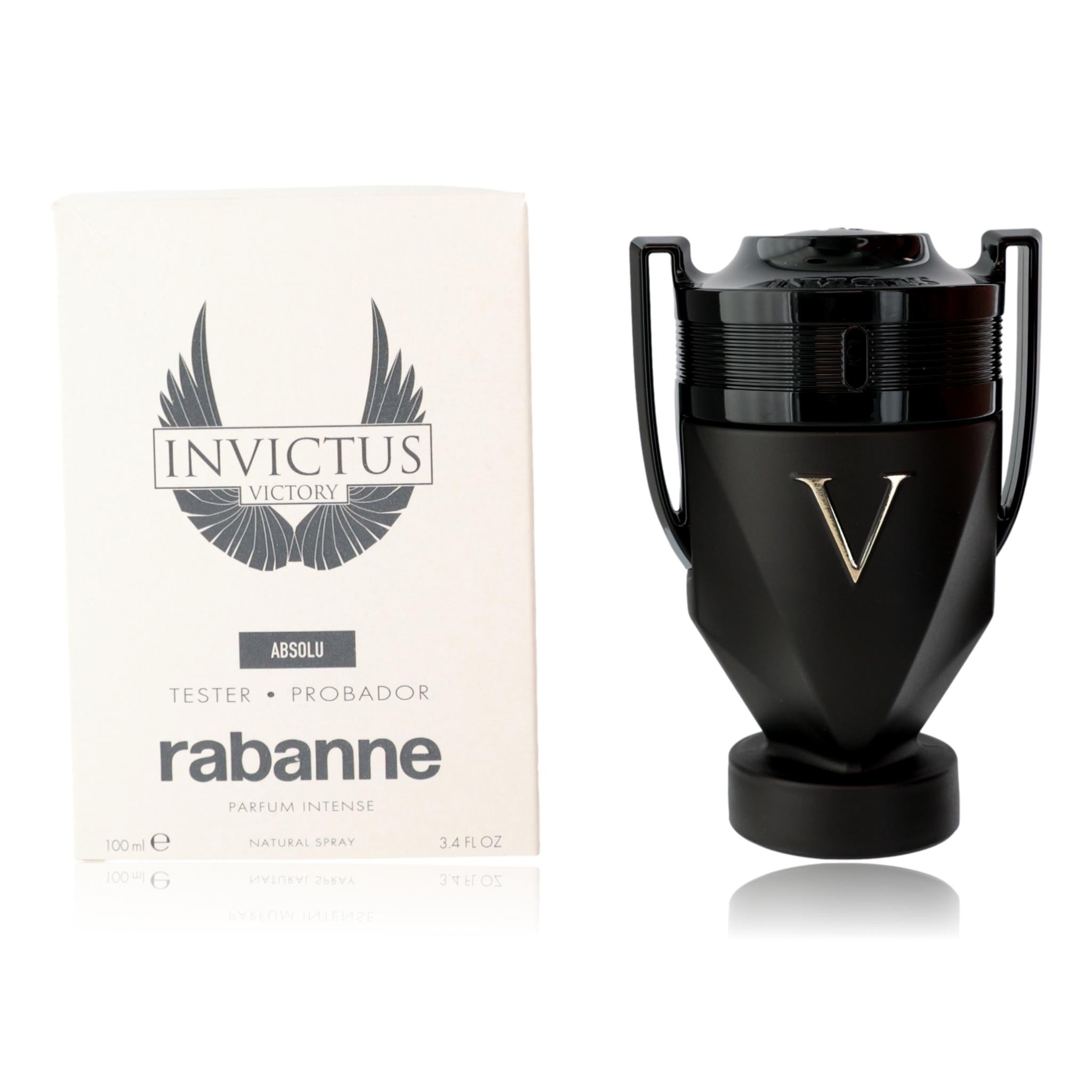 Invictus Victory Absolu by Paco Rabanne, 3.4oz Parfum Intense spray men TESTER