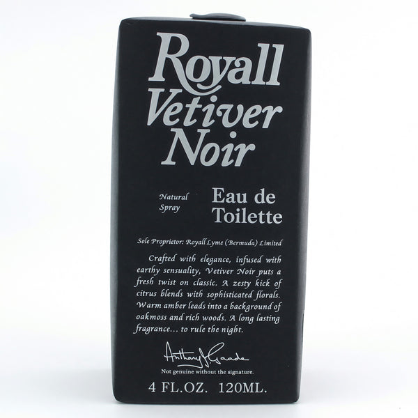 Royall Vetiver Noir by Royall Fragrance, 4 oz EDT Spray for Men