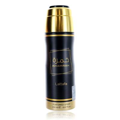 Khamrah by Lattafa, 6.7 oz Perfumed Deodorant Spray for Unisex 