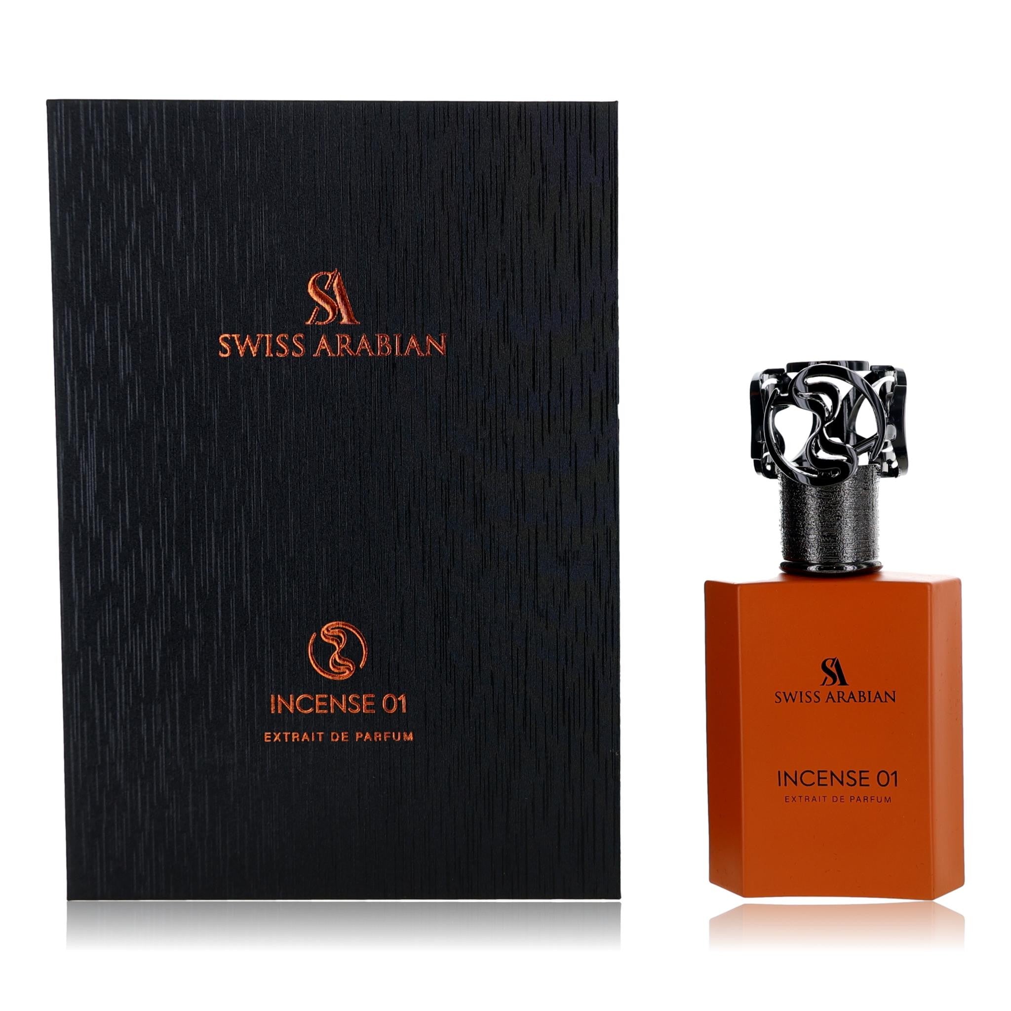 Incense 01 by Swiss Arabian, 1.7 oz Extrait De Parfum for Unisex