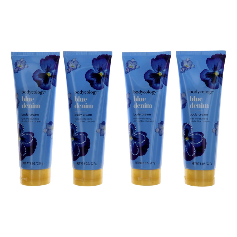 Blue Denim by Bodycology, 4 Pack 8oz Moisturizing Body Cream women
