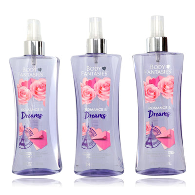 Romance & Dreams by Body Fantasies, 3 Pack 8oz Fragrance Body Spray women