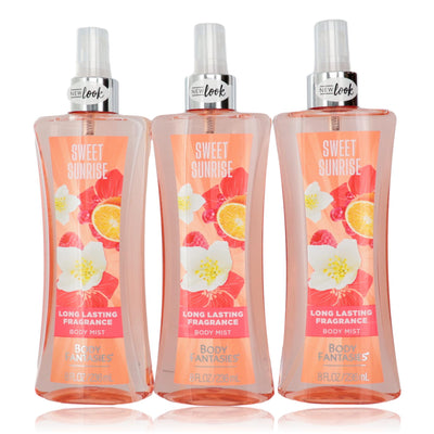 Sweet Sunrise Fantasy by Body Fantasies, 3 Pack 8oz Fragrance Body Spray women