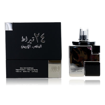 24 Carat White Gold by Lattafa, 3.4 oz EDP Spray for Unisex