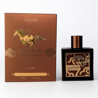 Qaed Al Fursan Untamed by Lattafa, 3 oz EDP Spray for Unisex