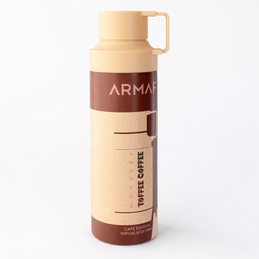 Odyssey Toffee Coffee by Armaf, 6.8 oz Body Spray for Men