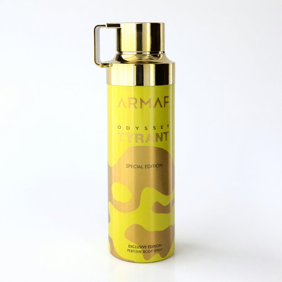 Odyssey Tyrant Special Edition by Armaf, 6.8 oz Body Spray for Men