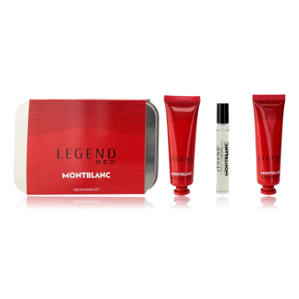 Mont Blanc Legend Red by Mont Blanc, 3 Piece Grooming Kit for Men