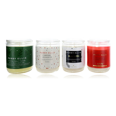 Perry Ellis Joy Coffret by Perry Ellis, 4 Piece Variety Candle Set - Set